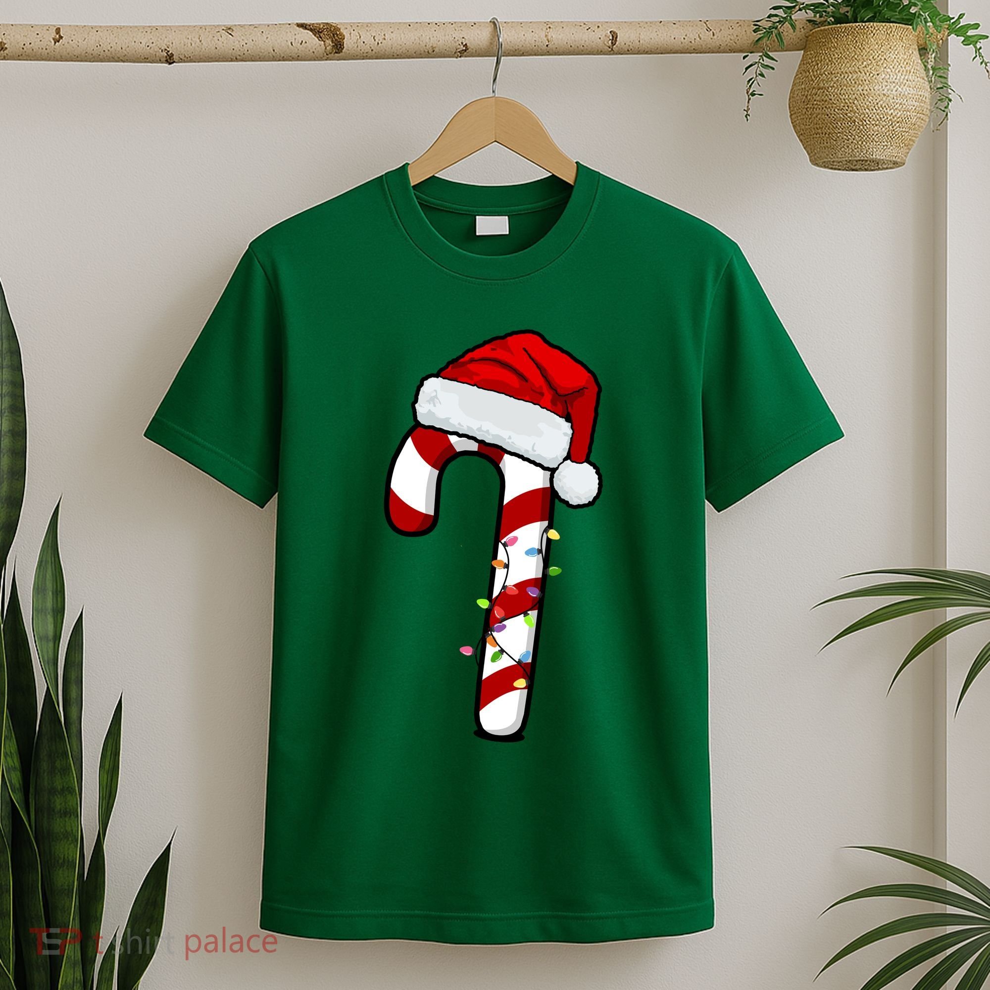 Christmas Candy Cane Holiday T-Shirt