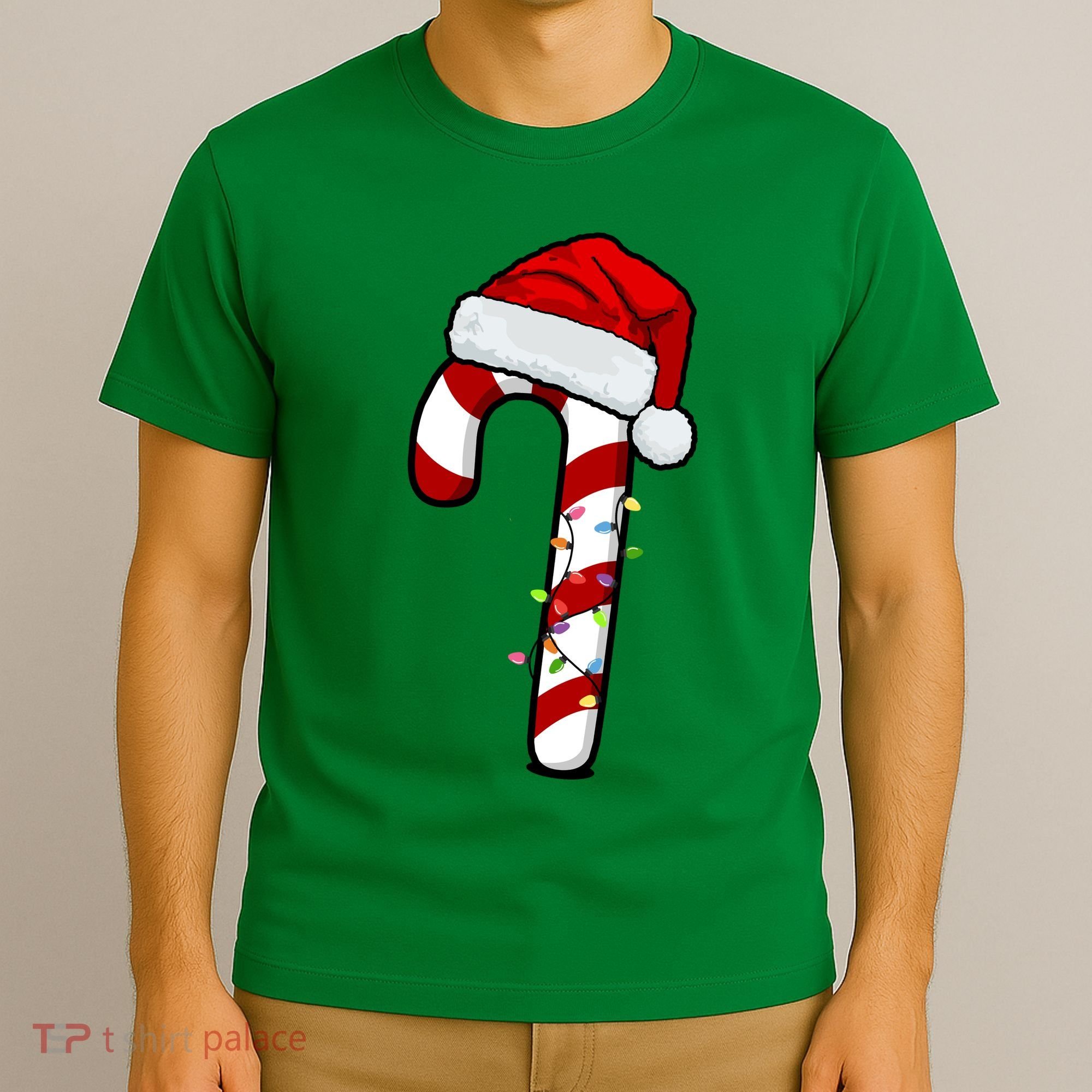 Christmas Candy Cane Holiday T-Shirt