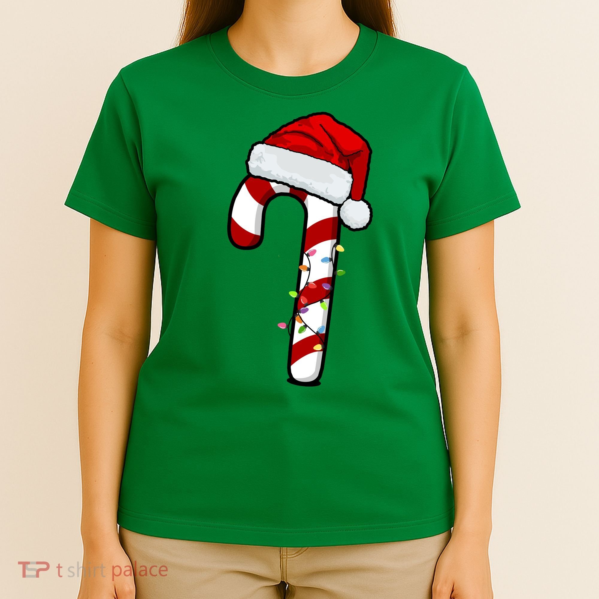 Christmas Candy Cane Holiday T-Shirt