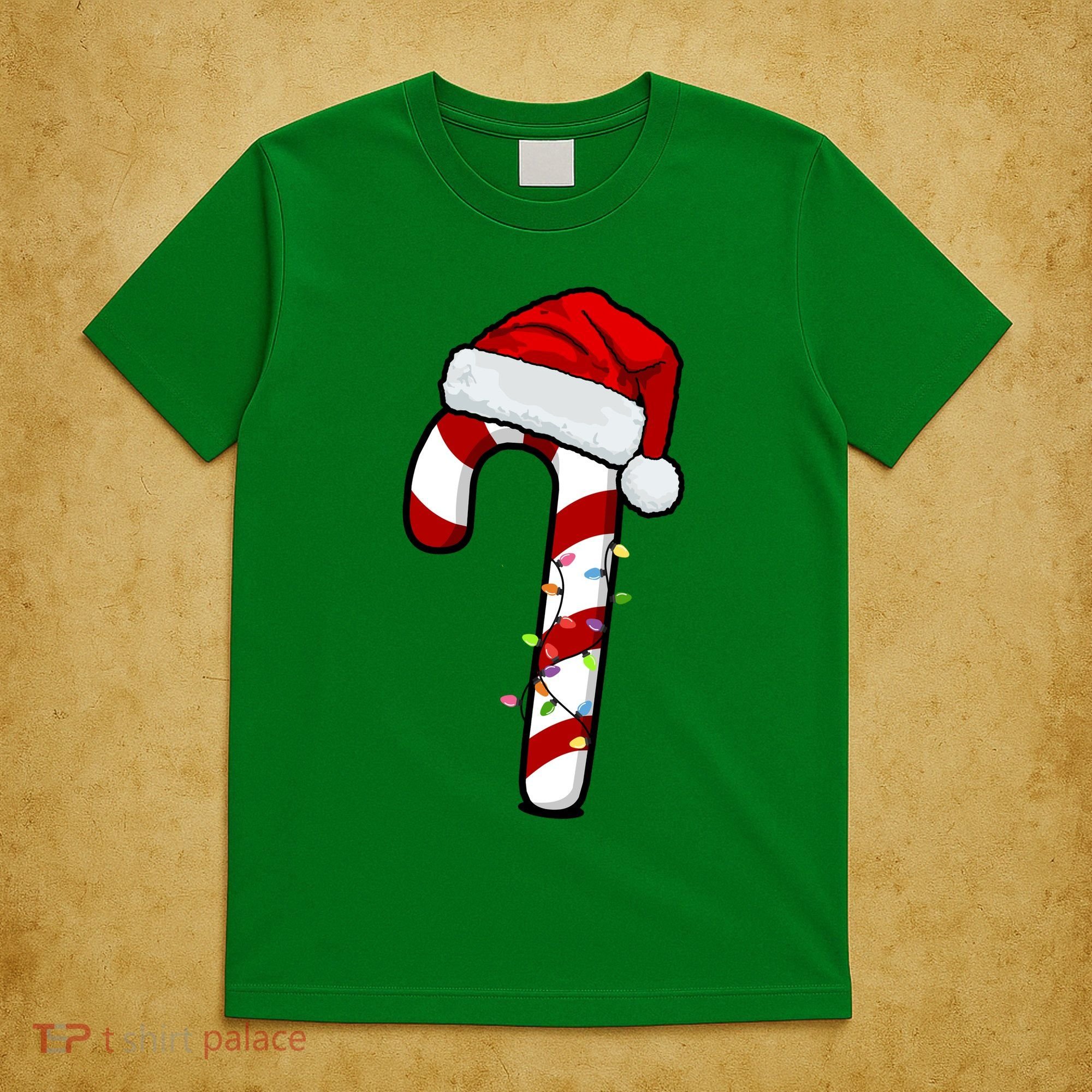 Christmas Candy Cane Holiday T-Shirt