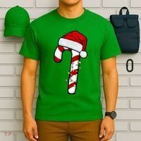 Christmas Candy Cane Holiday T-Shirt thumb 6