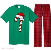 Christmas Candy Cane Holiday Pajama Set thumb 0