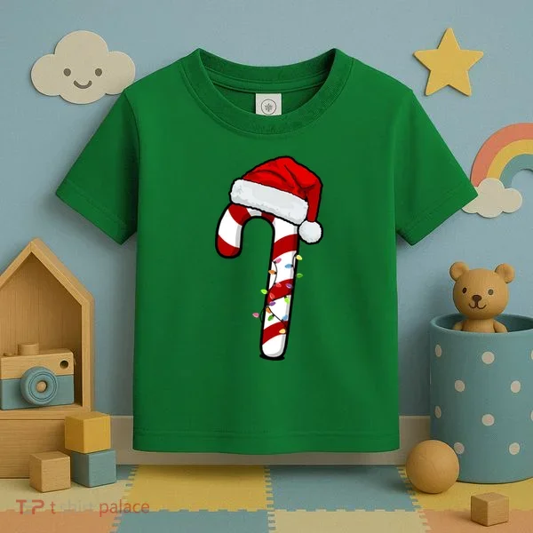 Christmas Candy Cane Holiday Toddler T-Shirt