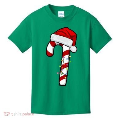Christmas Candy Cane Holiday Kids T-Shirt