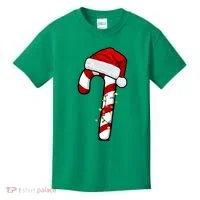 Christmas Candy Cane Holiday Kids T-Shirt thumb 0