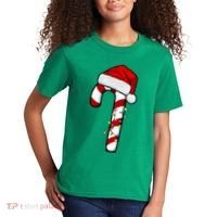 Christmas Candy Cane Holiday Kids T-Shirt thumb 2