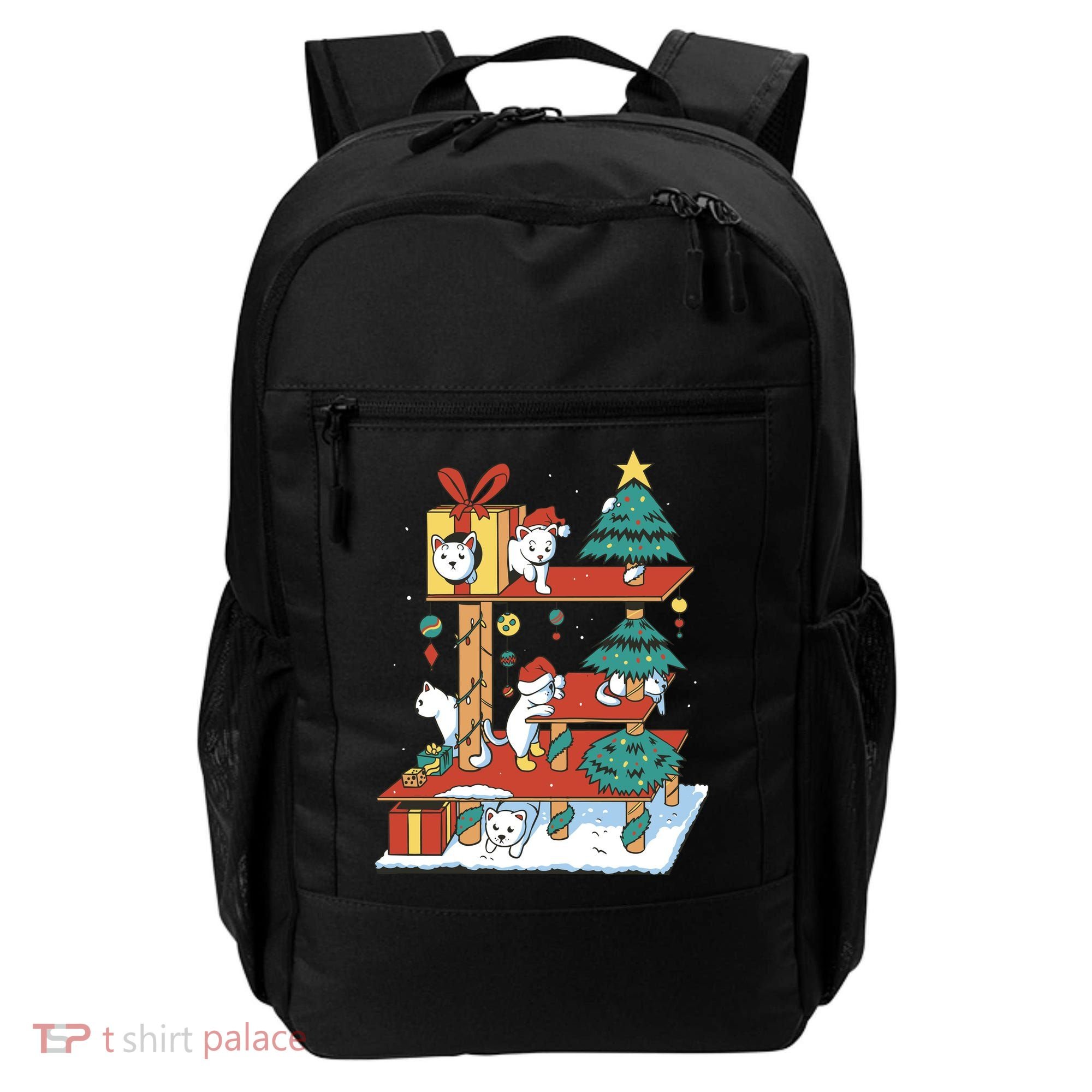 Cathouse Christmas Cat Tree Backpack