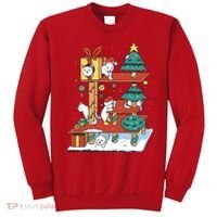 Cathouse Christmas Cat Tree Sweatshirt thumb 0