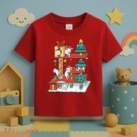 Cathouse Christmas Cat Tree Toddler T-Shirt thumb 3