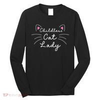Cute Childless Cat Ladies Childless Cat Lady Long Sleeve Shirt thumb 0