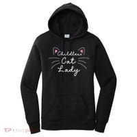 Cute Childless Cat Ladies Childless Cat Lady Women's Hoodie thumb 0