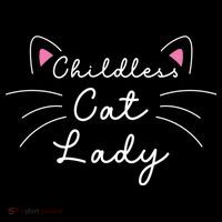 Cute Childless Cat Ladies Childless Cat Lady Women's Hoodie thumb 2