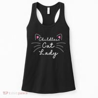 Cute Childless Cat Ladies Childless Cat Lady Women's Tank Top thumb 0