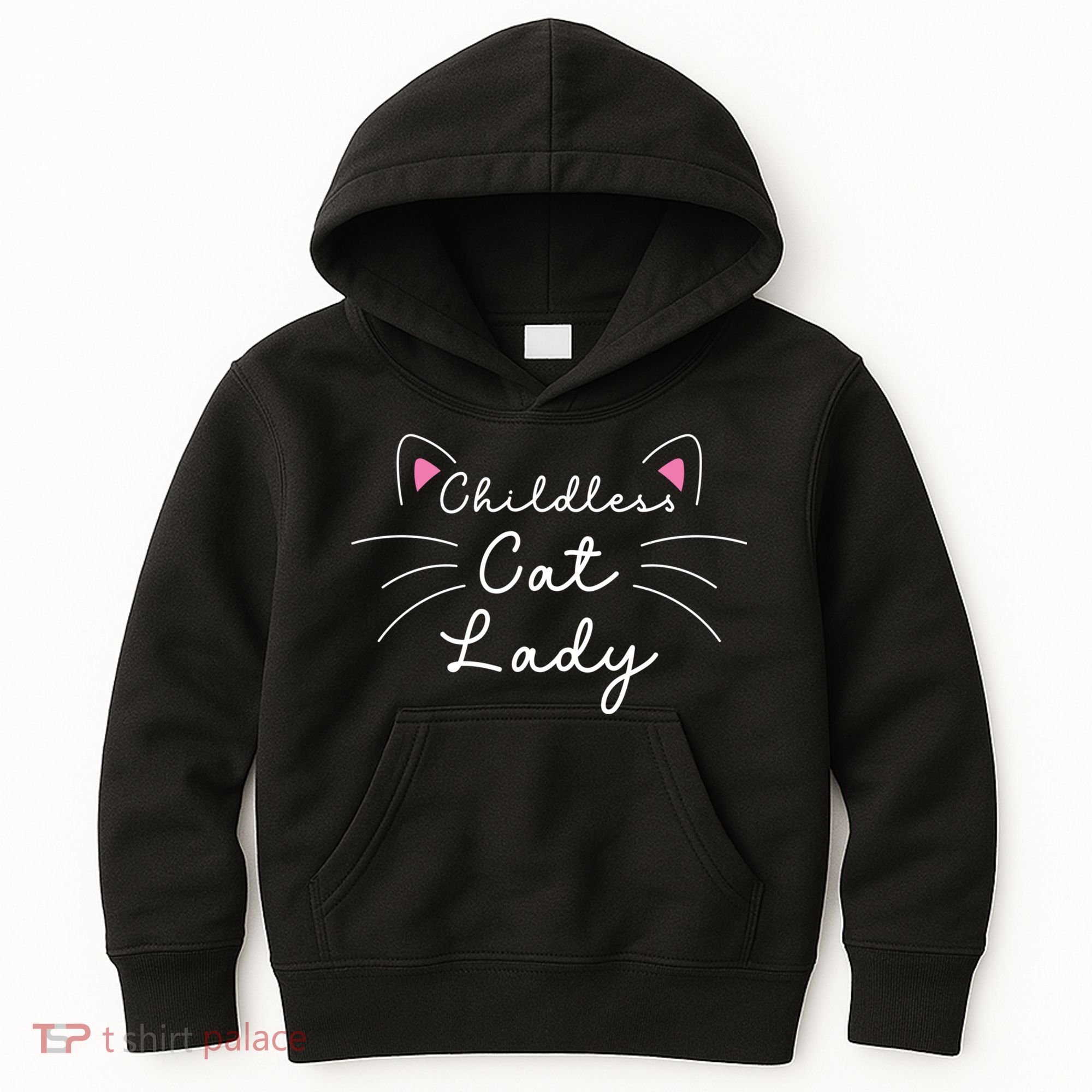Cute Childless Cat Ladies Childless Cat Lady Kids Hoodie