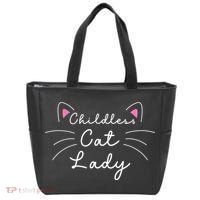 Cute Childless Cat Ladies Childless Cat Lady Tote Bag thumb 0