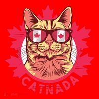 Canadian Cat Santa Hat thumb 1