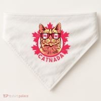 Canadian Cat USA-Made Doggie Bandana thumb 0