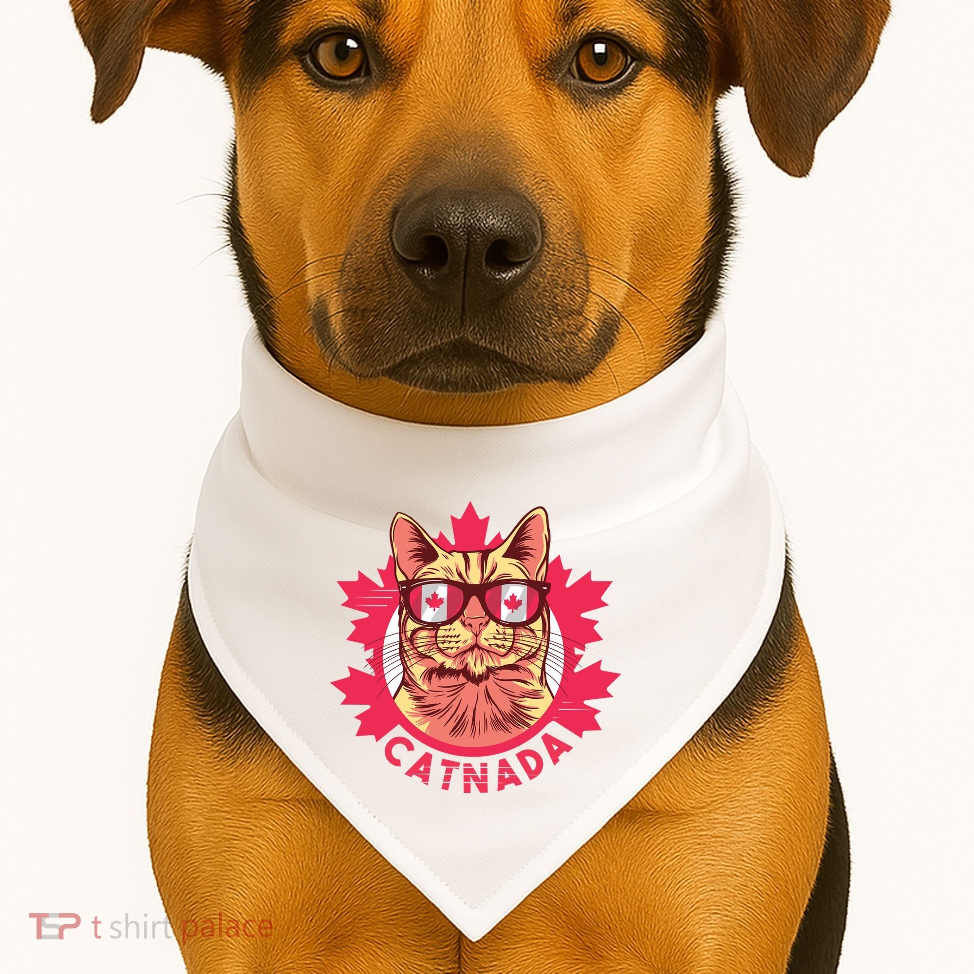 Canadian Cat USA-Made Doggie Bandana