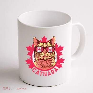 Canadian Cat Coffee Mug back