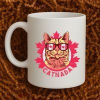 Canadian Cat Coffee Mug thumb 2