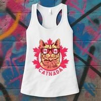 Canadian Cat Women's Tank Top thumb 3