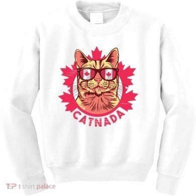 Canadian Cat Kids Sweatshirt