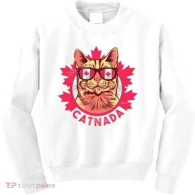 Canadian Cat Kids Sweatshirt