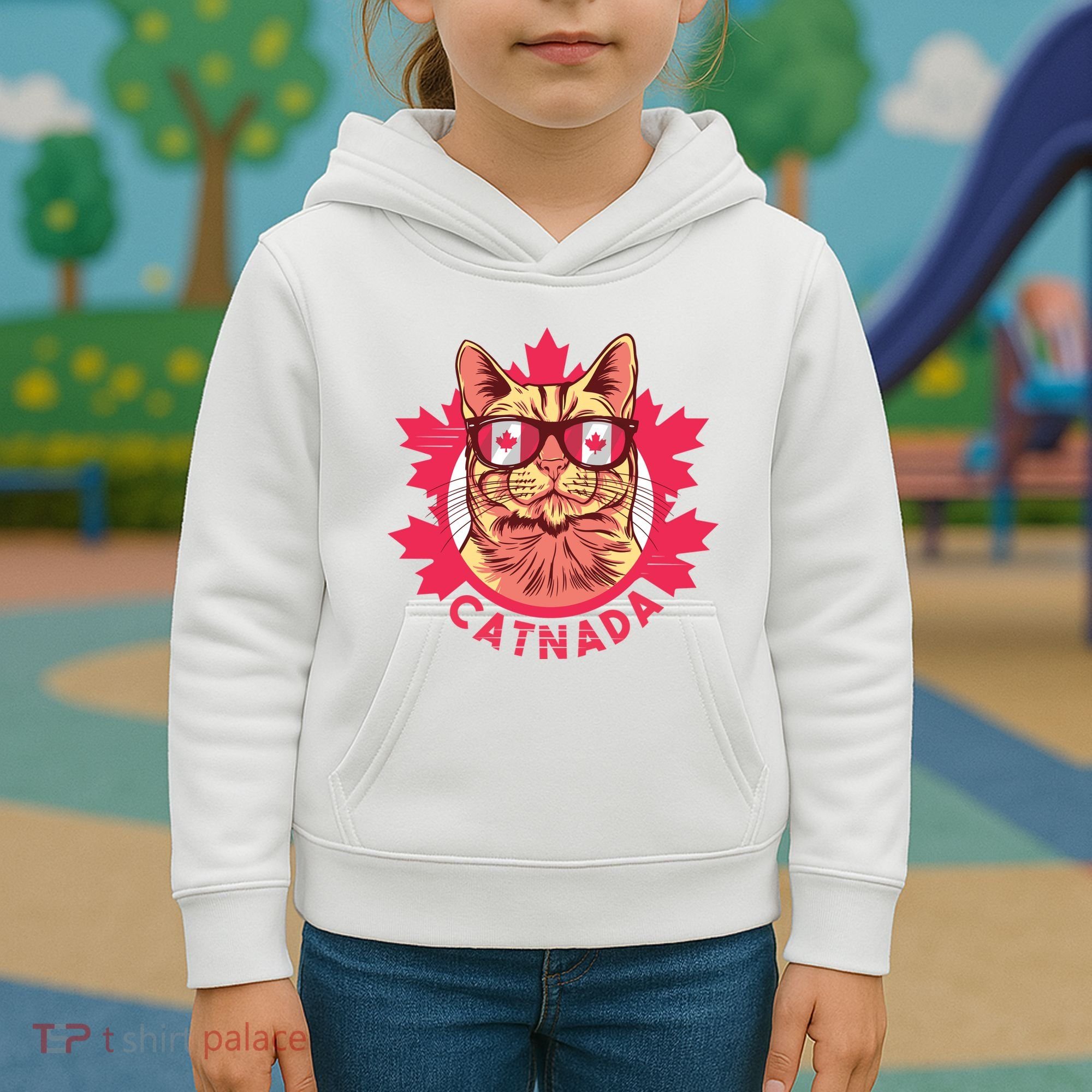 Canadian Cat Kids Hoodie