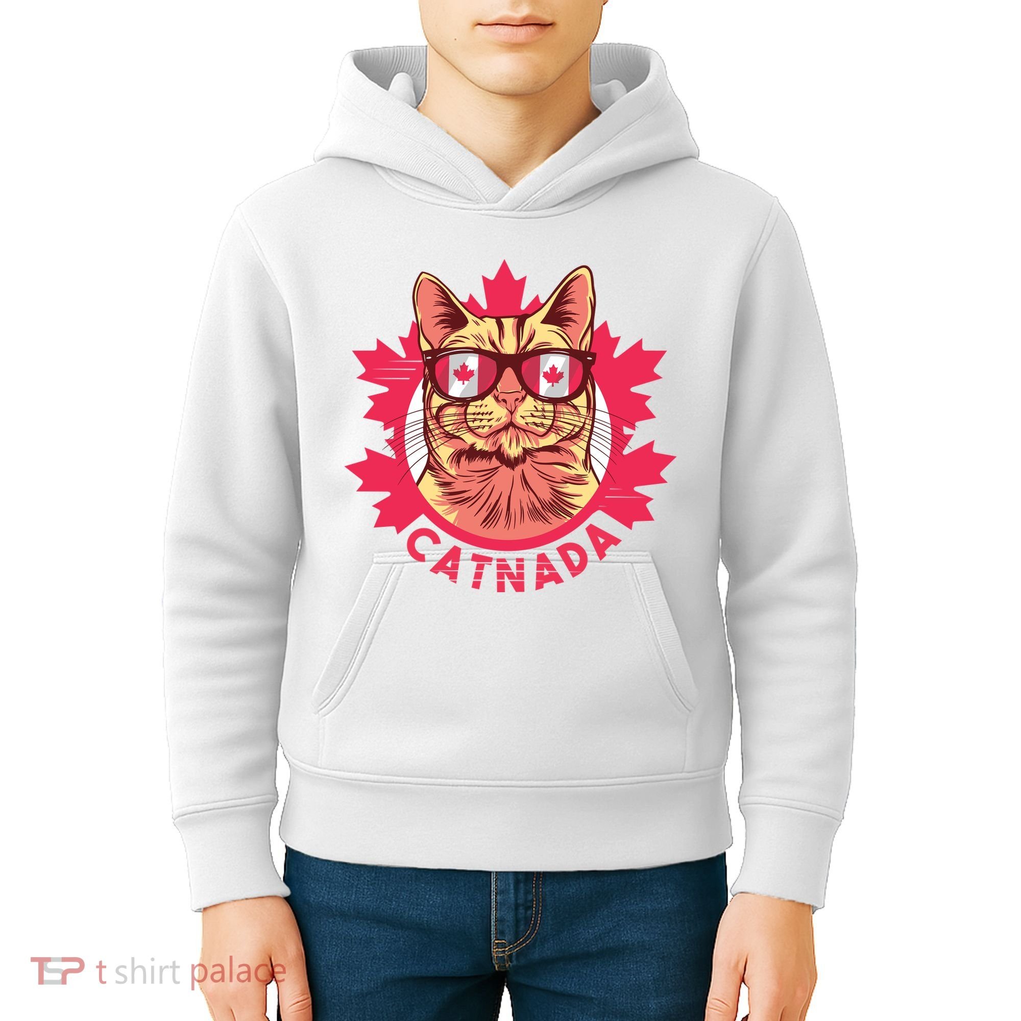 Canadian Cat Kids Hoodie