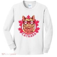 Canadian Cat Kids Long Sleeve Shirt thumb 0