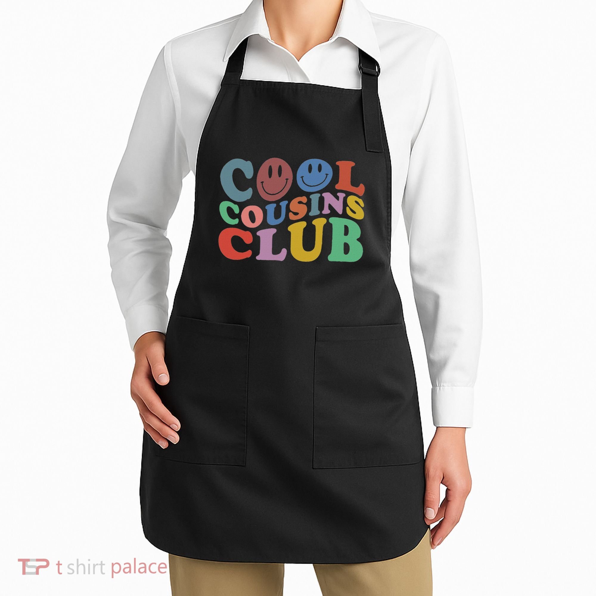 Cool Cousins Club Funny Cousin Crew Apron