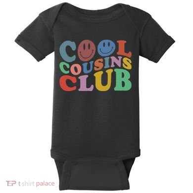 Cool Cousins Club Funny Cousin Crew Baby Bodysuit