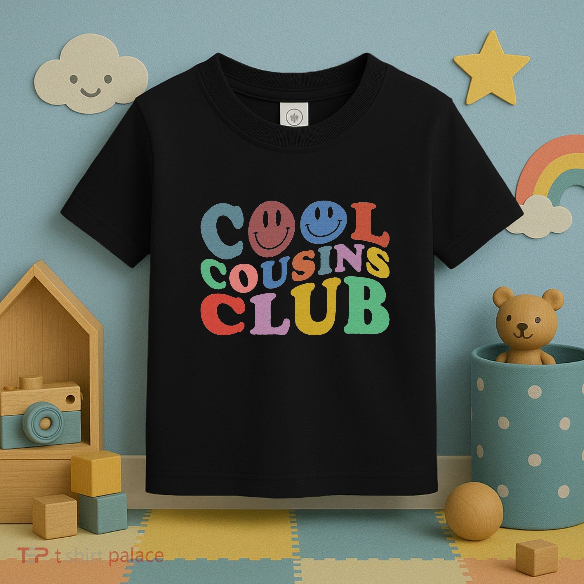 Cool Cousins Club Funny Cousin Crew Toddler T-Shirt