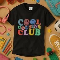 Cool Cousins Club Funny Cousin Crew Kids T-Shirt thumb 3