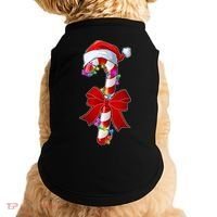 Cute Christmas Candy Cane Doggie Tank thumb 0