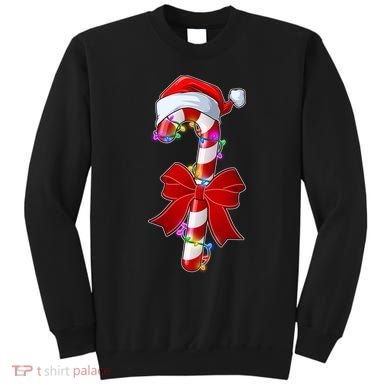 Cute Christmas Candy Cane Sweatshirt
