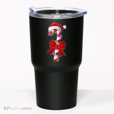 Cute Christmas Candy Cane Tumbler