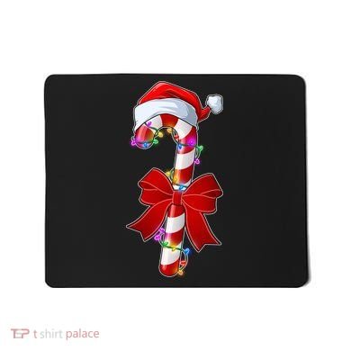 Cute Christmas Candy Cane Mousepad
