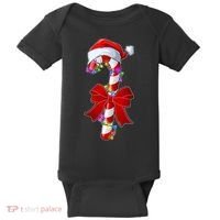 Cute Christmas Candy Cane Baby Bodysuit thumb 0