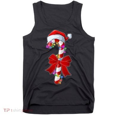 Cute Christmas Candy Cane Tank Top