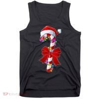 Cute Christmas Candy Cane Tank Top thumb 0