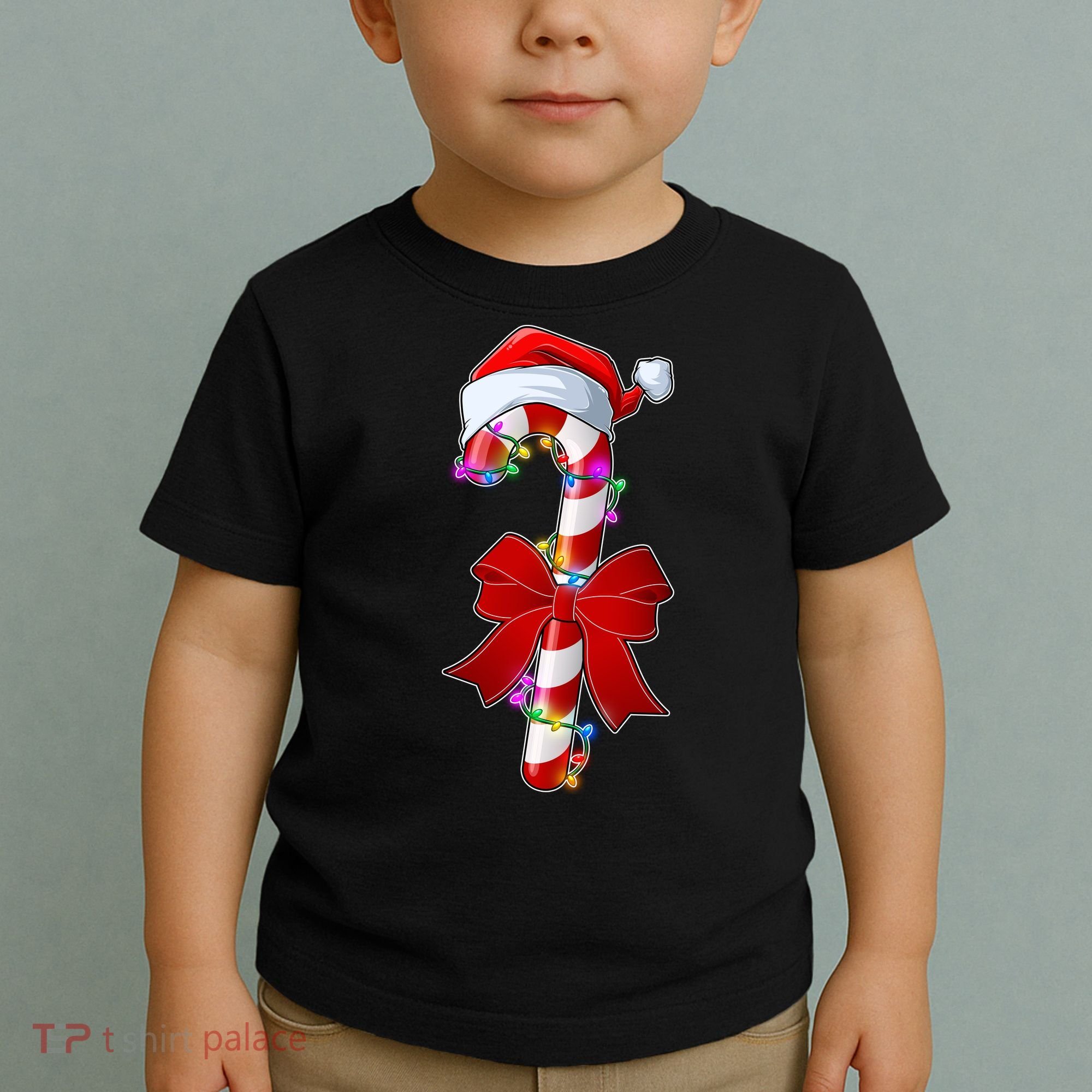 Cute Christmas Candy Cane Toddler T-Shirt
