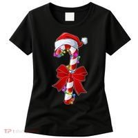 Cute Christmas Candy Cane Women's T-Shirt thumb 0