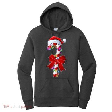 Cute Christmas Candy Cane Women's Hoodie