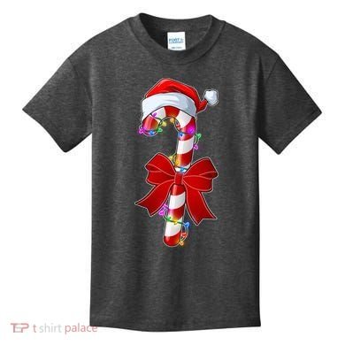 Cute Christmas Candy Cane Kids T-Shirt