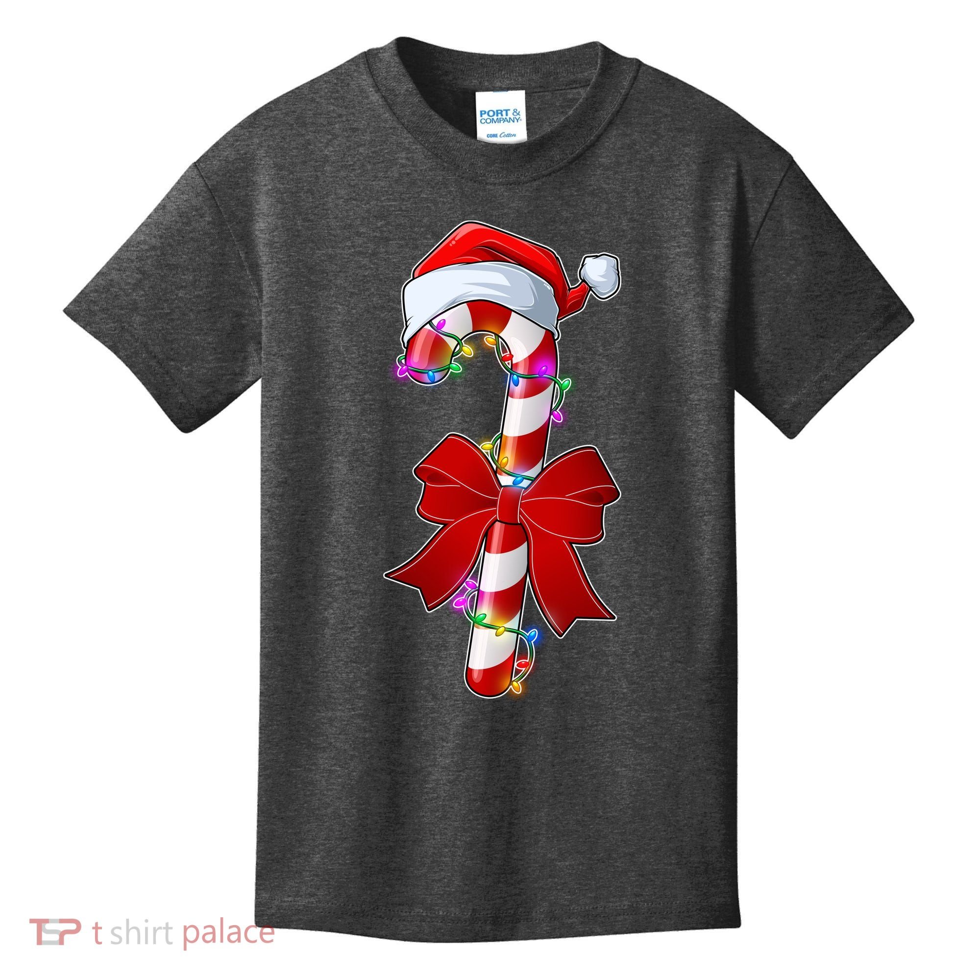 Cute Christmas Candy Cane Kids T-Shirt