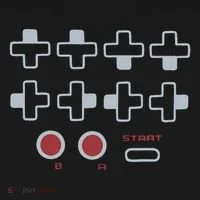 Cheat Code Contra Password Retro Game Gamer Gaming Button thumb 1