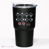 Cheat Code Contra Password Retro Game Gamer Gaming Tumbler thumb 0