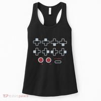 Cheat Code Contra Password Retro Game Gamer Gaming Women's Tank Top thumb 0