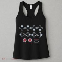 Cheat Code Contra Password Retro Game Gamer Gaming Women's Tank Top thumb 3